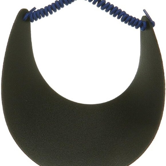 MG Women's Cotton Solid String Sun Visor Hat - Picture 4 of 5